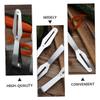 CIYODO 6pc Peeler Tweezers Set Precision Kitchen Tweezers Stainless Steel Removal Tools Dishwasher Safe view 3