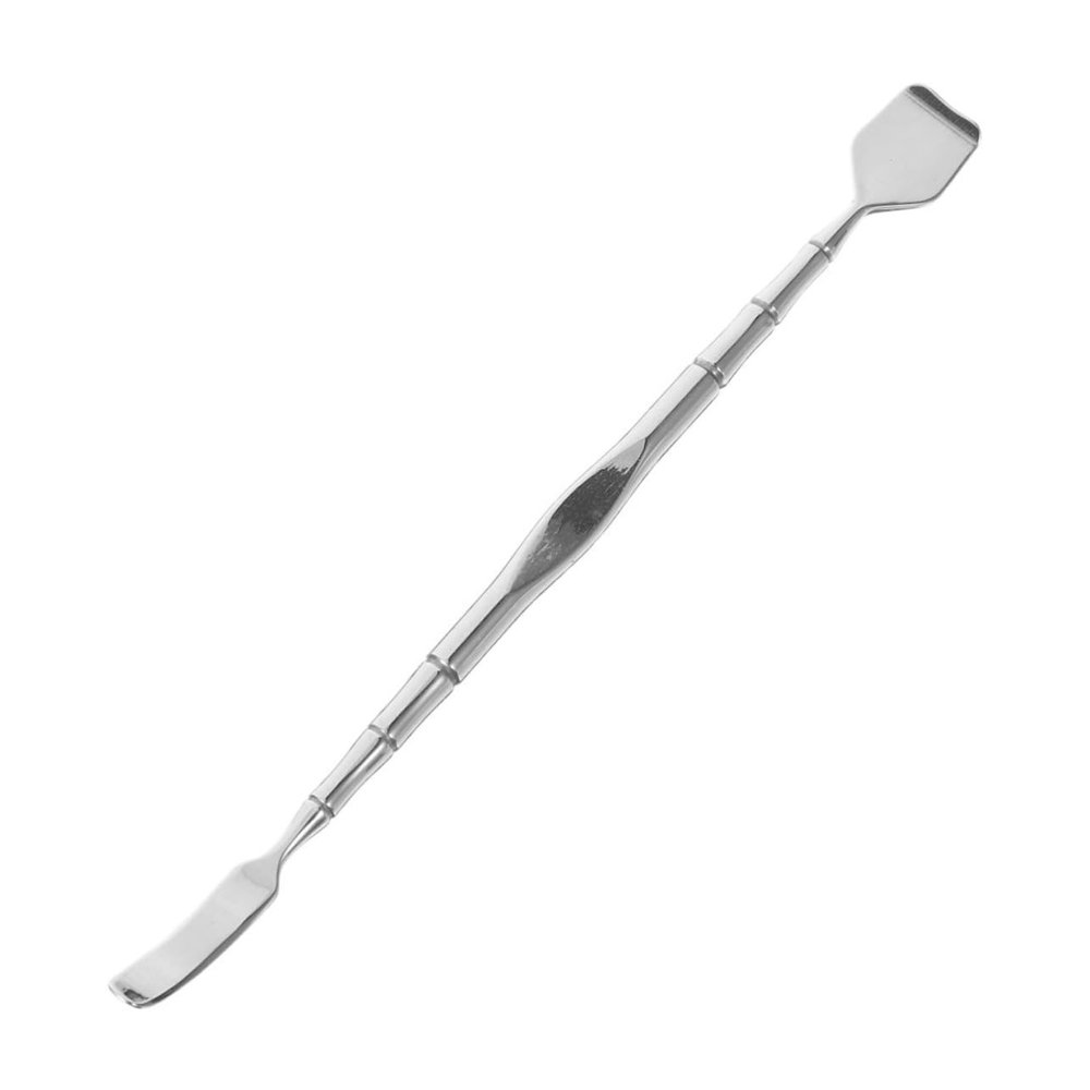 IWOWHERO Double Head Remover Tool Facial Cleansing Spatula Stainless Steel Skin Scrubber for Pimple Extraction