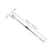 IWOWHERO Double Head Remover Tool Facial Cleansing Spatula Stainless Steel Skin Scrubber for Pimple Extraction view 2