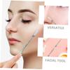 IWOWHERO Double Head Remover Tool Facial Cleansing Spatula Stainless Steel Skin Scrubber for Pimple Extraction view 3