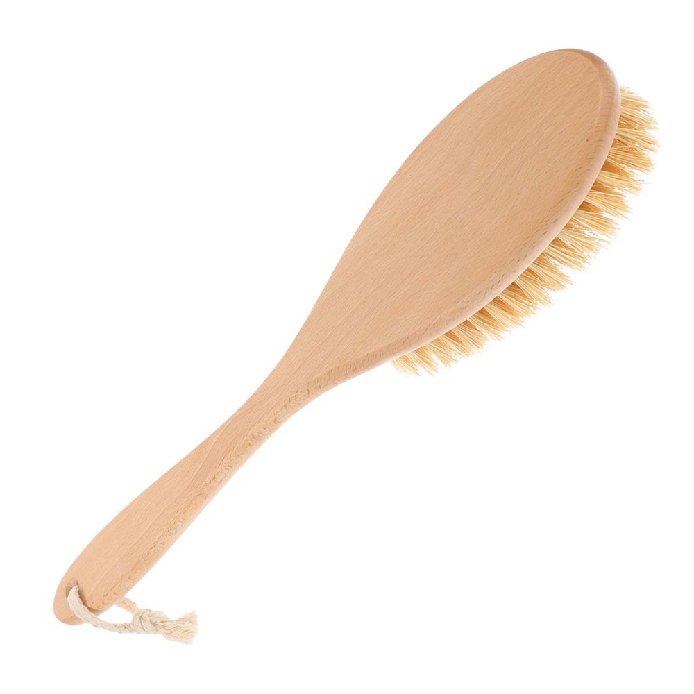 Alipis Portable Back Exfoliating Brush Handle Bath Scrubber for Gentle Body Cleansing and Massaging for Shower Use and