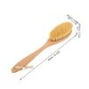 Alipis Portable Back Exfoliating Brush Handle Bath Scrubber for Gentle Body Cleansing and Massaging for Shower Use and view 2