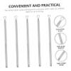 Didiseaon 5pcs Nail Art Cuticle Trimmer Nail Dead Skin Pusher Scratch off Tool Manicure Kit Portable Size view 2