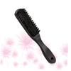 FOMIYES Men's Beard Comb Bristle Hair Brush Mustache Styling Tool Wooden Handle Portable Beard Brush for Men view 4
