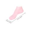 FRCOLOR 1set Moisturizing Foot Socks Set Exfoliating Gloves Callus Remover for Dry Gloves Hand Foot Care Pink view 2