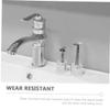 Baluue 2pcs Razor Holder Stand for Shower Wall Sturdy Shaving Stand Brush Holder Bathroom Razor view 2