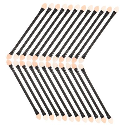 WOONEKY 30pcs Double-ended Eye Shadow Stick Brush Eyeshadow Applicator for Women Makeup Tool Precision Application Natural to Dramatic Looks
