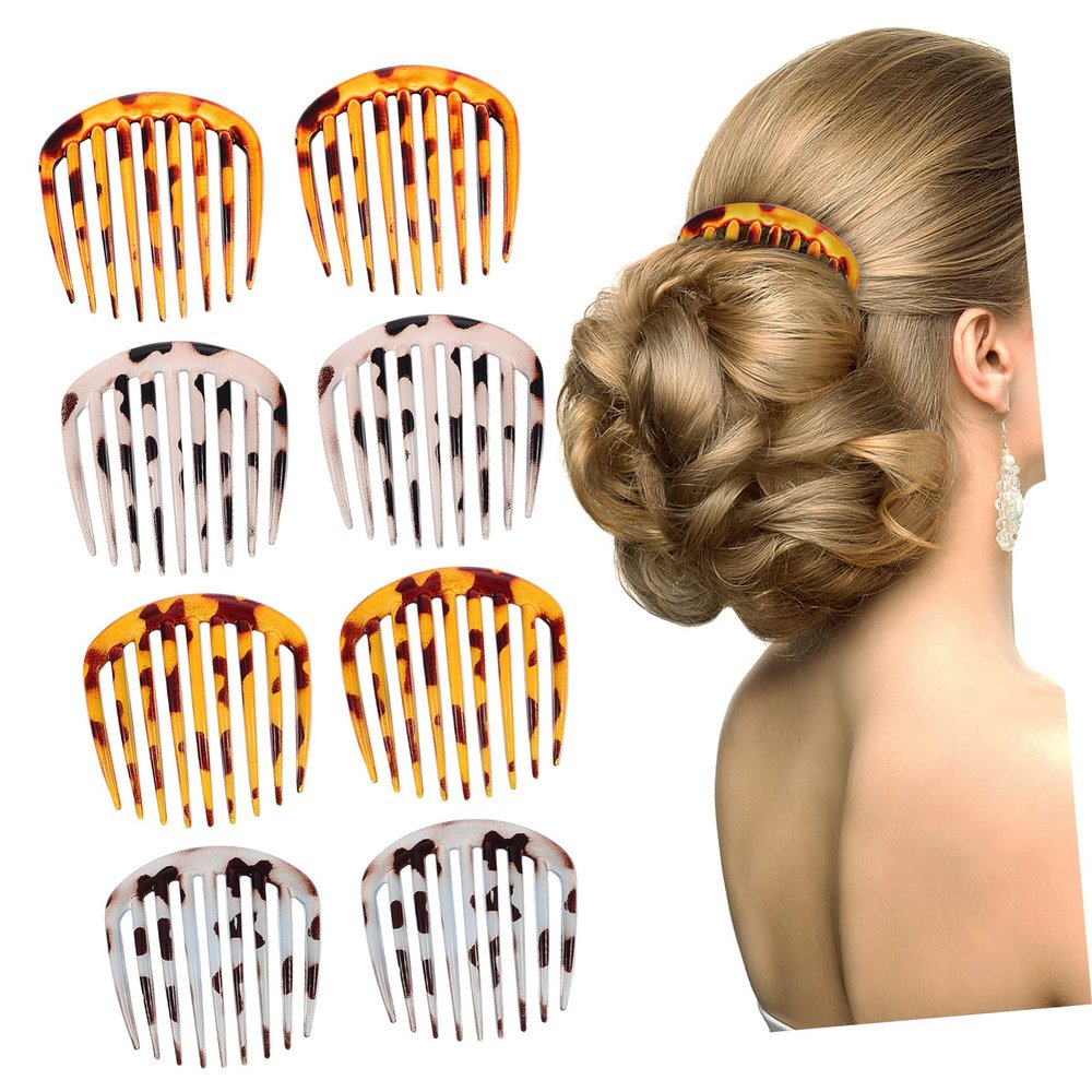 Baluue 8pcs Hair Combs for Women Side Hair Combs Decorative Accessories for Women