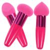 Baluue 3pcs Makeup Beauty Pens Set Small Mushroom Heart Angled Design for Liquid Foundation Application Dry Wet Use Cosmetic Sponge for Blending and Natural Finish view 1