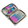 AFPSDLFJDLS Stainless Steel Colorful Nail Set 10 Piece Nail Enhancement Tool Set Stainless Steel view 1