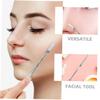 SEWOART Facial Cleansing Blackhead Shovel Stainless Steel Tool for Acne Removal Whitehead Nose Pimple Skin Scraper Travel-Friendly Face Scrubbing Brush view 3