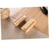 GOOHOCHY 5pcs Cleaning Brushes Pig Mane Bristles for Hand Washing Nail Care and Home Use Walnut Brush for Dirt Removal Grooves view 2