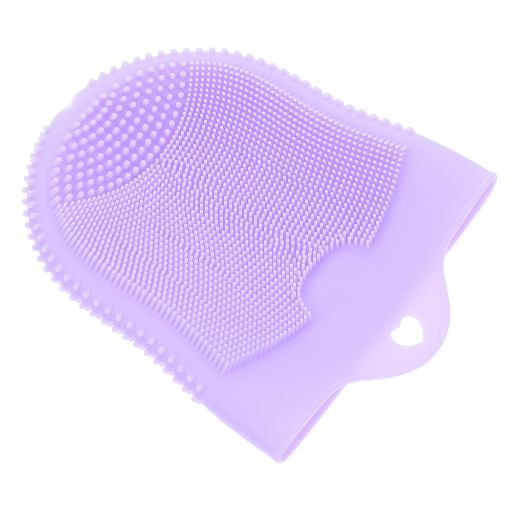 Didiseaon Silicone Facial Cleansing Brush for Deep Cleaning and Exfoliation Soft Manual Face Scrubber for Daily Skincare Routine and Makeup Removal Safe and Skin-Friendly Material