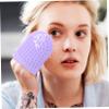 Didiseaon Silicone Facial Cleansing Brush for Deep Cleaning and Exfoliation Soft Manual Face Scrubber for Daily Skincare Routine and Makeup Removal Safe and Skin-Friendly Material view 2