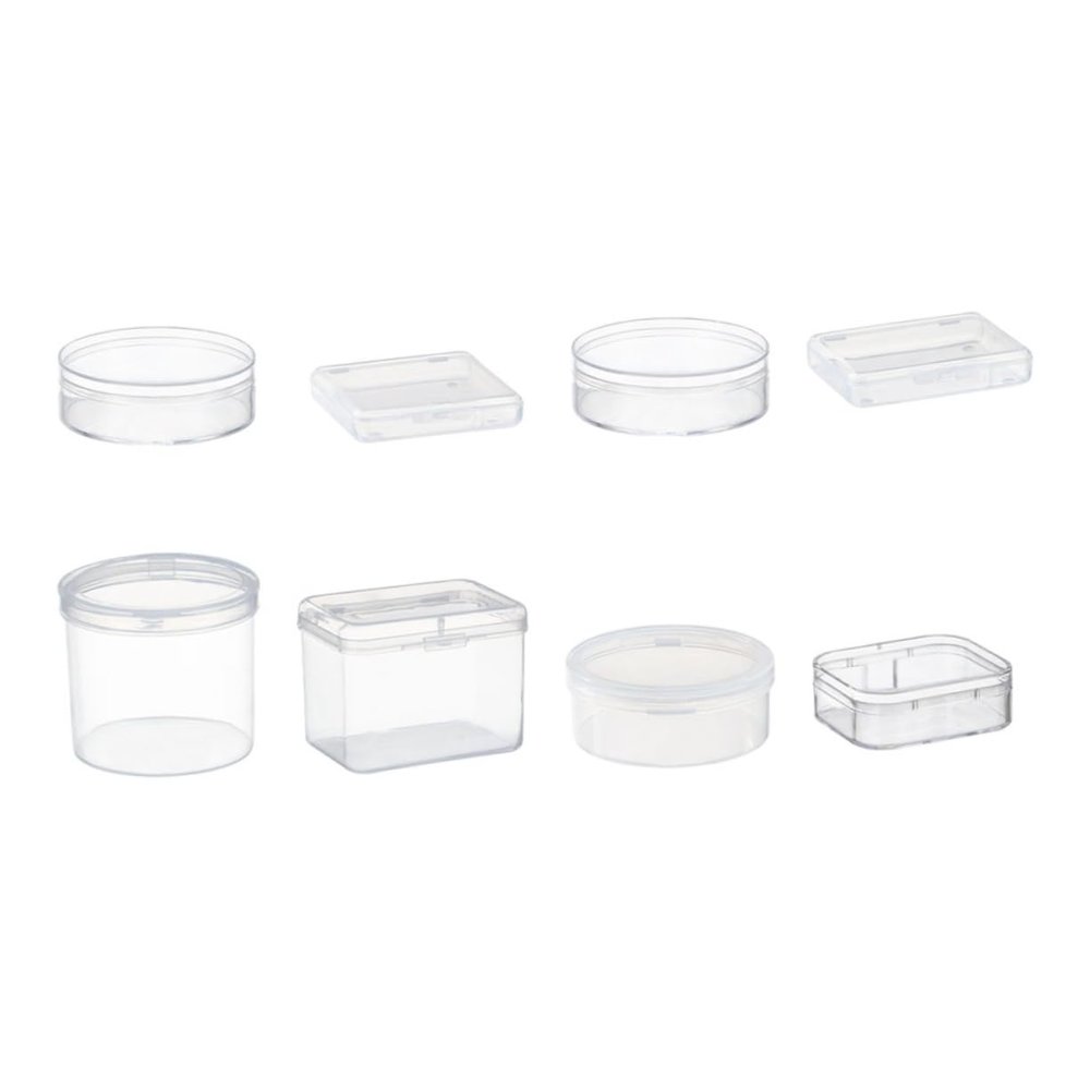 Anneome Elf Powder Puff Makeup Sponge Box Storage Dividers Travel-friendly Portable Case