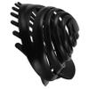 Healvian Black Resin Spiral Hair Clamp Non-slip Round Bun Maker for Natural Look for Women Girls Easy to Use Mushroom Hair Holder for Effortless Volume and Style view 1