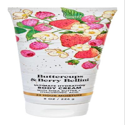 Bath and Body Buttercups & Berry Bellini Ultimate Hydration Body Cream | 8 Oz