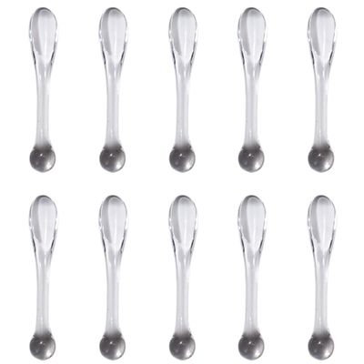 FOMIYES 10pcs Makeup Spatulas for Eye Cream and Facial Cream Smooth Surface Skin Care Applicators Lightweight and Portable Beauty Tools for Travel and Home Use