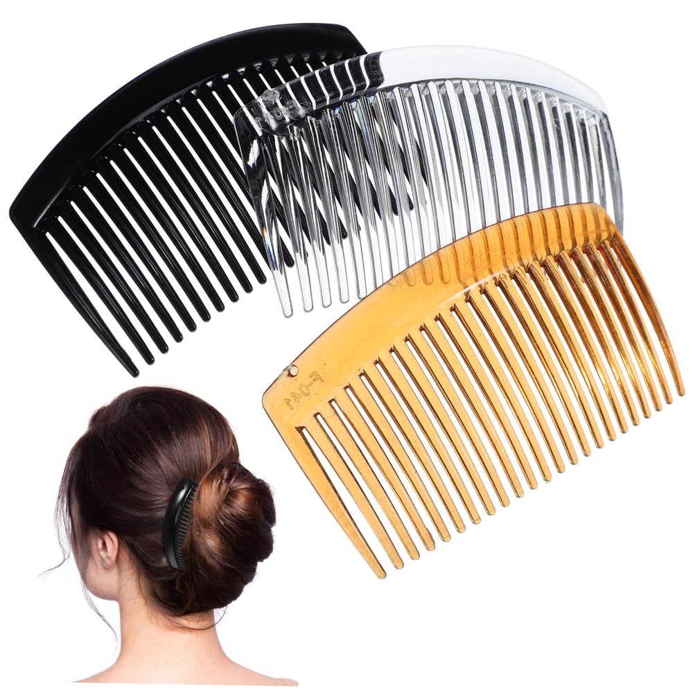 Beatifufu 36pcs Hairpin Hair Hair Side Combs Side Combs for Styling Wedding Veil French