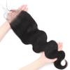 5x5 HD Transparent Skinlike Lace Closure 5x5 Human Hair Body Wave Brazilian Lace Closure 14inch 12A Raw Virgin Free Part Closure Ultra-thin 100% Real Human Hair Pre Plucked Closure Natural Black view 2