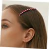 Baluue 2pcs Rhinestone Side Hair Combs Non-slip Bangs Clips for Women and Girls Elegant Hair Styling Accessories Random Styles for Various Occasions view 4
