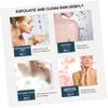 FOMIYES 4pairs Exfoliating Shower Gloves Body Scrubber Glove for Dead Skin Removal Gentle Wash Bathing Scrubbers view 4