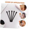 FRCOLOR 30pcs Double-headed Eye Makeup Applicators Sponge Sticks for Eyeshadow Glitter and Lip Makeup for Daily Use Parties and Travel view 2