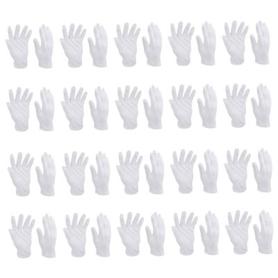 FRCOLOR 16pairs Washable Cotton Gloves for Women Men Elastic Mitts for Eczema Relief Comfortable and Durable Hand Protection for Moisturizing Treatments and Jewelry Care