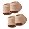 LALADEFIEE Supple Heel Socks Moisturizing Gel Half Feet Socks for Cracked Heel Protection view 1