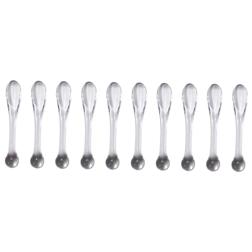 Didiseaon Mini Makeup Spatulas 10pcs Face Cream Scoop for Moisturizer Eye Cream Non-slip Design Easy Application Skin Care Tool