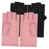 Ipetboom 2pairs Fingerless Uv Protection Gloves for Nail Manicure Comfortable Uv Gloves for Gel Nail Lamp Use for Art and More view 1