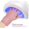Ipetboom 2pairs Fingerless Uv Protection Gloves for Nail Manicure Comfortable Uv Gloves for Gel Nail Lamp Use for Art and More view 2