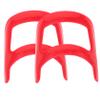FRCOLOR Beard Styling Tool Professional Plastic Beard Trimmer Guide Styling Ruler Goatee Outline Tool Compact for Travel view 1