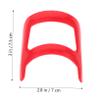 FRCOLOR Beard Styling Tool Professional Plastic Beard Trimmer Guide Styling Ruler Goatee Outline Tool Compact for Travel view 2