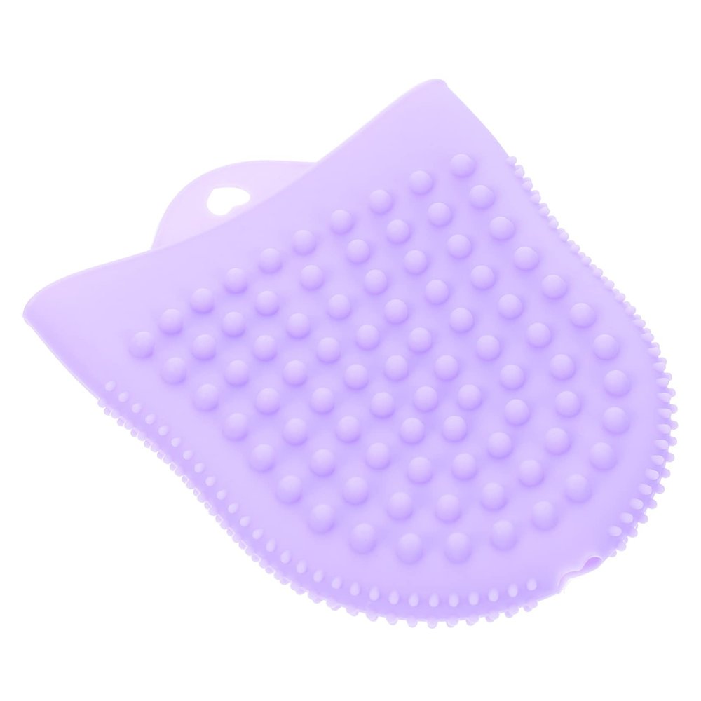 Baluue Skin Friendly Face Wash Brush Facial Cleansing Tool Silicone Exfoliator Gentle Face Scrubber for Daily Use