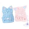 Didiseaon 2pcs Cat Ear Hair Drying Cap Quick Dry Thicken Microfiber Bath Towel for Women view 3