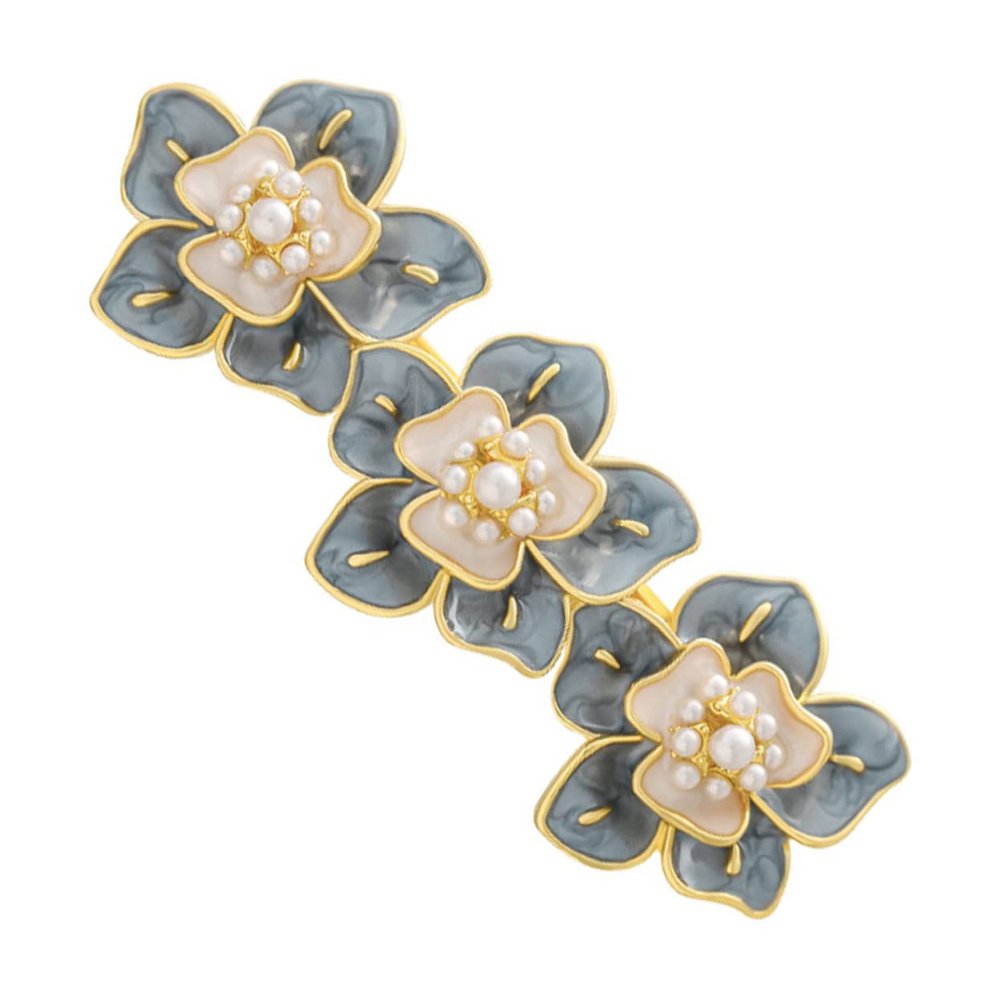PLAFOPE 1pc Daisy Flower Hair Clip for Girls Elegant Alloy Barrette for Spring Fashion for Weddings Parties and Daily Wear Cute Headdress Accessory