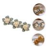 PLAFOPE 1pc Daisy Flower Hair Clip for Girls Elegant Alloy Barrette for Spring Fashion for Weddings Parties and Daily Wear Cute Headdress Accessory view 2