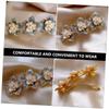 PLAFOPE 1pc Daisy Flower Hair Clip for Girls Elegant Alloy Barrette for Spring Fashion for Weddings Parties and Daily Wear Cute Headdress Accessory view 3