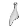 FOMIYES Manual Facial Roller Massager for Eye Wrinkle Reduction Sturdy Alloy Jade Tool for Blood Circulation and Skin Care Portable Gua Sha Stick for Home view 1