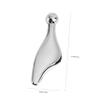 FOMIYES Manual Facial Roller Massager for Eye Wrinkle Reduction Sturdy Alloy Jade Tool for Blood Circulation and Skin Care Portable Gua Sha Stick for Home view 2