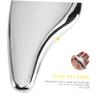FOMIYES Manual Facial Roller Massager for Eye Wrinkle Reduction Sturdy Alloy Jade Tool for Blood Circulation and Skin Care Portable Gua Sha Stick for Home view 4