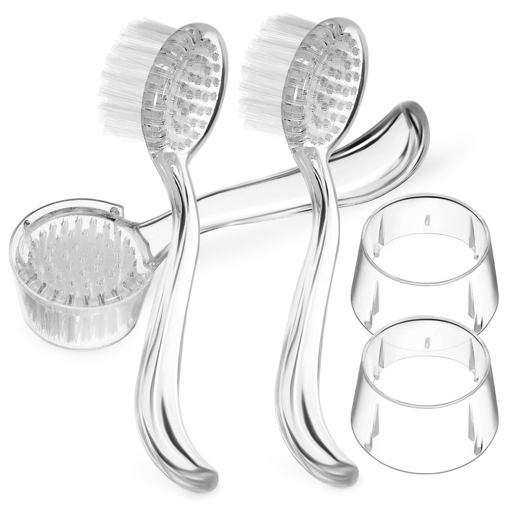 Didiseaon 3pcs Ergonomic Hand Grip Nail Brush Scrub Sturdy Construction for Cleaning Fingernails Toenails