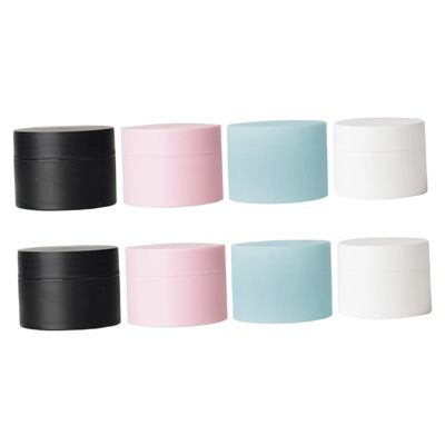 NULYLU 30g Small Jar Containers Lids Leak Proof Cream Bottles for Travel Round Plastic Makeup Jars for Cream Lotion