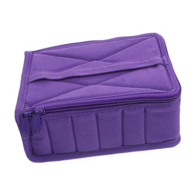 TOVINANNA Organizer Bag Portable Travel Case for Aromatherapy and Cosmetic Bottles Easy to Carry Holds up to Bottles Random Interior