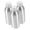 NULYLU Aluminum Bottle Set (3pcs) Shampoo Bottle Liquid Dispenser Refillable Perfume Containers Screw Lids view 1