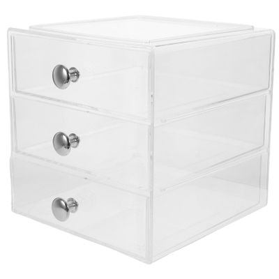 Alipis Multi-layer Drawer Type Storage Box Desk Organizer Tabletop Hair Clip Organizer