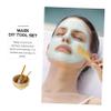Didiseaon 1set Facial Mask Tool Set Mask Mixing Bowl Stirring Knife and Brush for and Home Use Washable and Reusable Safe for Skin view 4