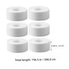 GLSTOY Disposable Self Adhesive Collar Protector Sweat Pads, 6 Rolls White view 2
