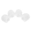 Healeved 4pcs Bathroom Supply Brush Heads Brush Replacement Head Cleaning for Easy Cleaning view 1